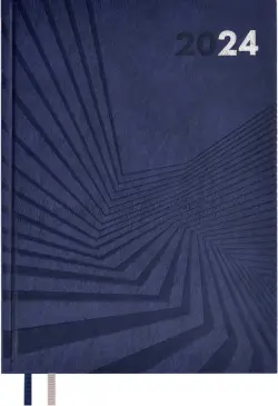Ежедневник датированный на 2024 год Амальфи, темно-синий, А5+, 176 листов