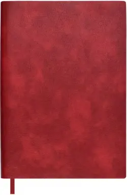 Ежедневник недатированный Шеврет, красный, А5, 120 листов