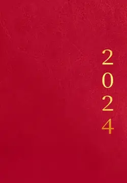 Ежедневник датированный на 2024 год Proxima. Красный, 176 листов, А5-