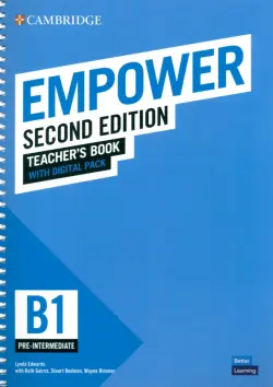 Empower. Pre-intermediate. B1. Second Edition. Teacher's Book with Digital Pack