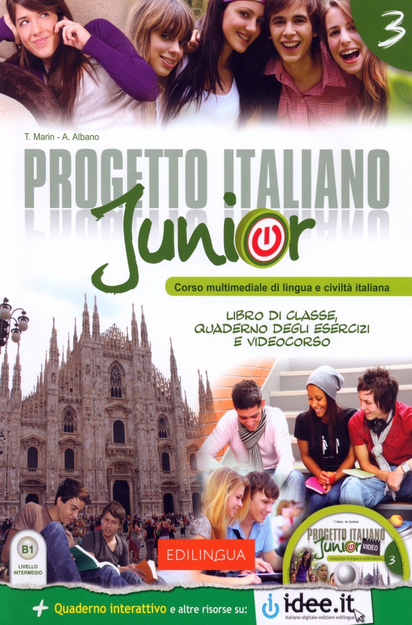 Progetto italiano Junior 3. Libro di classe & Quaderno degli esercizi + DVD Video
