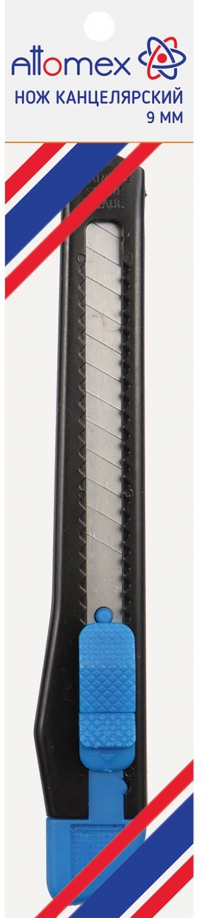 Нож канцелярский, 9 мм, в ассортименте