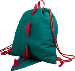 Рюкзак-мешок Дракоша, зеленый