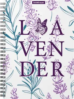 Тетрадь общая Lavender, А5, 80 листов, клетка, спираль