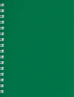 Записная книжка Velvet Зеленая, 80 листов, А6, клетка