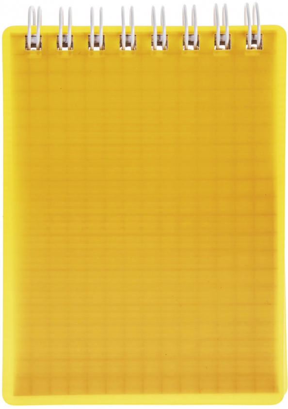 Блокнот LINE NEON Желтый, 80 листов, А7, клетка