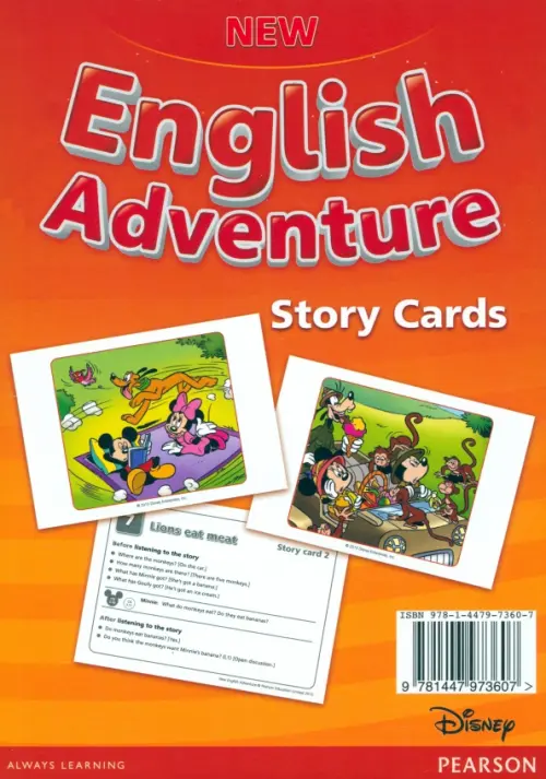 New English Adventure. Level 2. Story cards