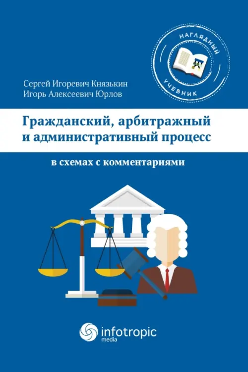 Гражданский, арбитражный и административный процесс в схемах с комментариями, 455.00 руб