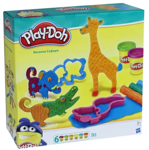 Веселое сафари. Игровой набор Play-Doh с тестом для лепки