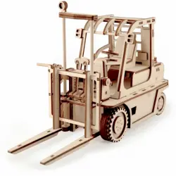 Конструктор 3D деревянный подвижный Погрузчик