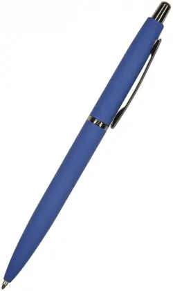 Ручка шариковая автоматическая San Remo, синяя, цвет корпуса синий, в футляре