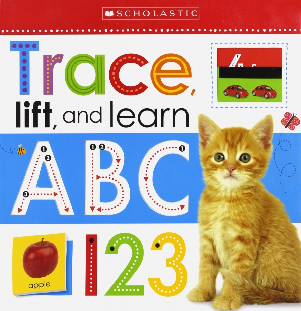 Trace, Lift, and Learn. ABC & 123 (board book)